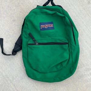 Green backpack